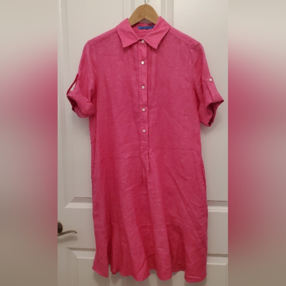 J. McLaughlin Wellesley Dress, Persian Pink, Size Small - Picture 2 of 8